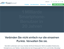 Tablet Screenshot of forescout.de